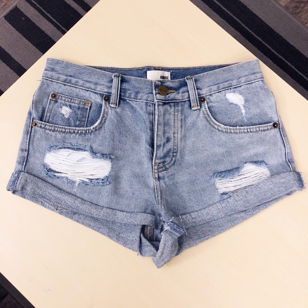 Society Amuse High Waisted Shorts ⚡️